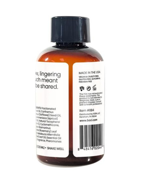 BACI BARE MASSAGE OIL- 4OZ VANILLA BACI BARE MASSAGE OIL- 4OZ VANILLA