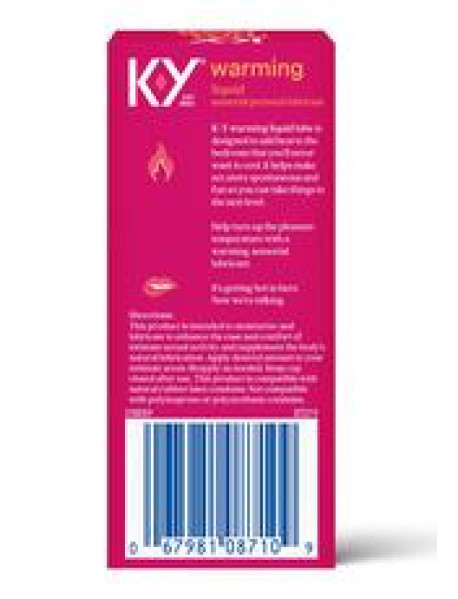 KY WARMING LIQUID LUBRICANT 1 OZ