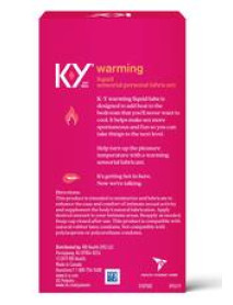 KY WARMING LIQUID LUBRICANT 2.5 OZ