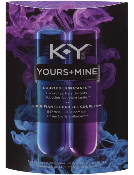 KY YOURS and MINE COUPLES LUBRICANT 3OZ