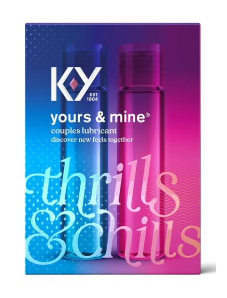 KY YOURS and MINE COUPLES LUBRICANT 3OZ