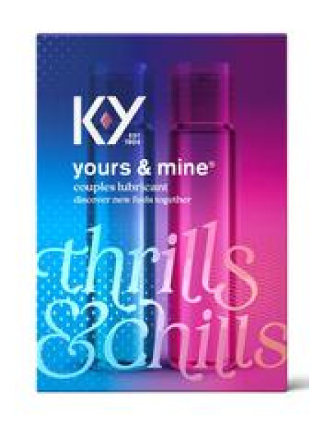 KY YOURS and MINE COUPLES LUBRICANT 3OZ